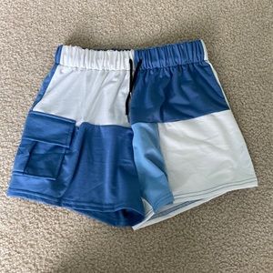 Shein colorblock shorts